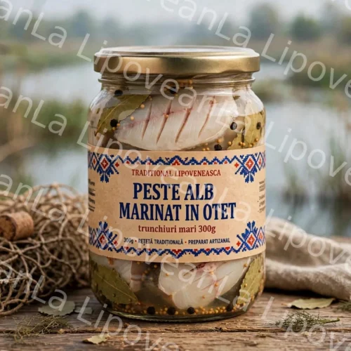 Pește alb marinat în oțet